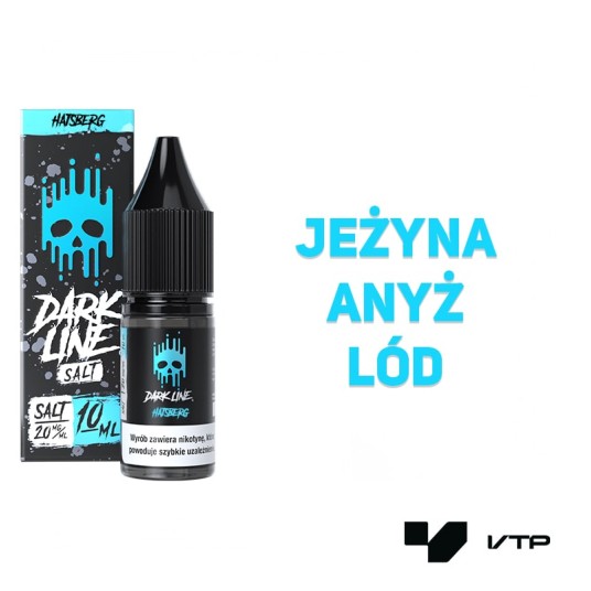 *LIQUID DARK LINE SALT - HAJSBERG 10ML 20MG -zdjęcie numer 2