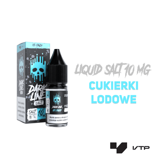 *LIQUID DARK LINE SALT - ICE CANDY 10ML 10MG -zdjęcie numer 2