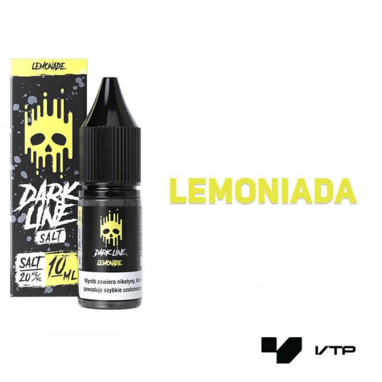 *LIQUID DARK LINE SALT - LEMONADE 10ML 20MG -zdjęcie numer 2