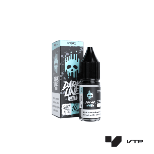 *LIQUID DARK LINE SALT - MENTHOL 10ML 10MG -zdjęcie numer 1