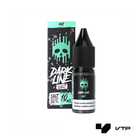 **LIQUID DARK LINE SALT - MINT 10ML 20MG -zdjęcie numer 1