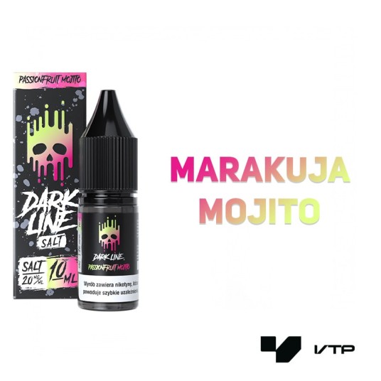 *LIQUID DARK LINE SALT - PASSION MOJITO 10ML 20MG -zdjęcie numer 2