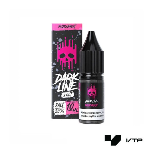 *LIQUID DARK LINE SALT - PASSIONFRUIT 10ML 20MG -zdjęcie numer 1