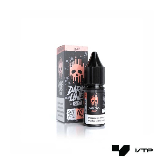 **LIQUID DARK LINE SALT - PEACH 10ML 20MG -zdjęcie numer 1