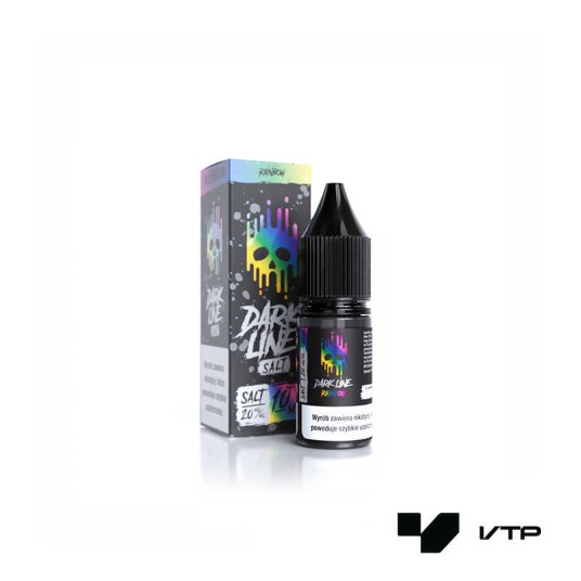 **LIQUID DARK LINE SALT - RAINBOW 10ML 20MG -zdjęcie numer 1