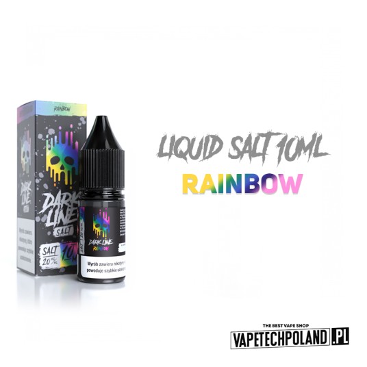 *LIQUID DARK LINE SALT - RAINBOW 10ML 20MG -zdjęcie numer 2