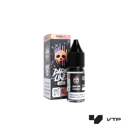 *LIQUID DARK LINE SALT - RAINBOW II 10ML 10MG -zdjęcie numer 1