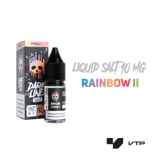 *LIQUID DARK LINE SALT - RAINBOW II 10ML 10MG -zdjęcie numer 2