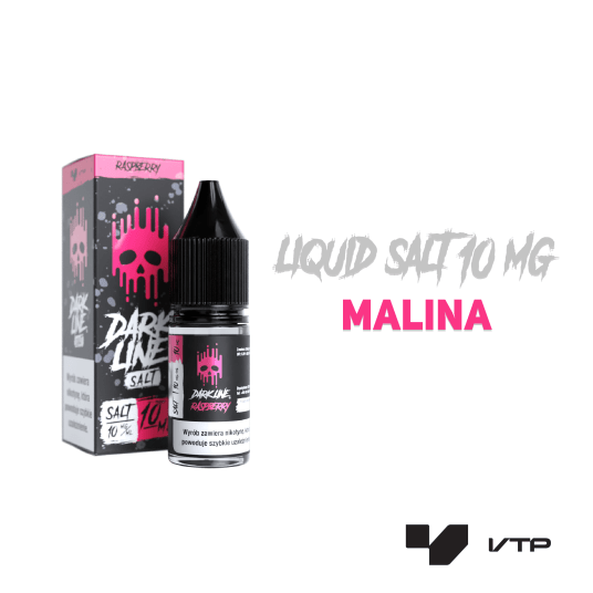 *LIQUID DARK LINE SALT - RASPBERRY 10ML 10MG -zdjęcie numer 2