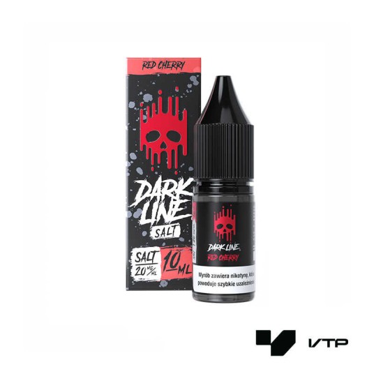 *LIQUID DARK LINE SALT - RED CHERRY 10ML 20MG -zdjęcie numer 1