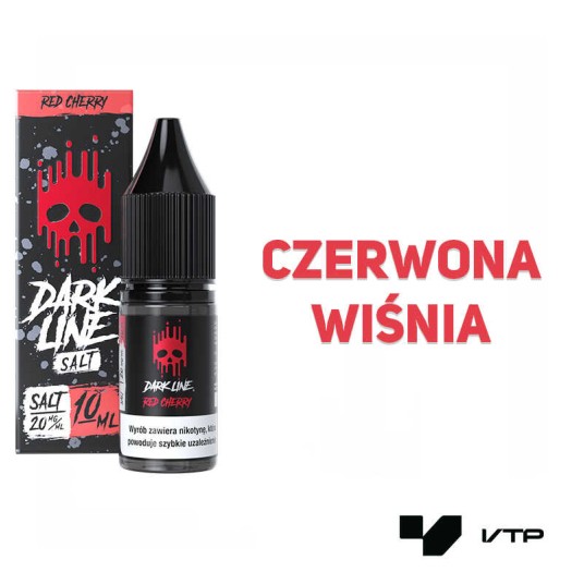 *LIQUID DARK LINE SALT - RED CHERRY 10ML 20MG -zdjęcie numer 2