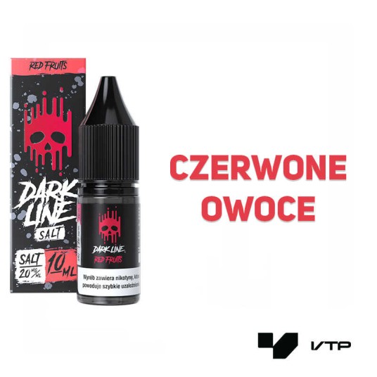 *LIQUID DARK LINE SALT - RED FRUITS 10ML 20MG -zdjęcie numer 2