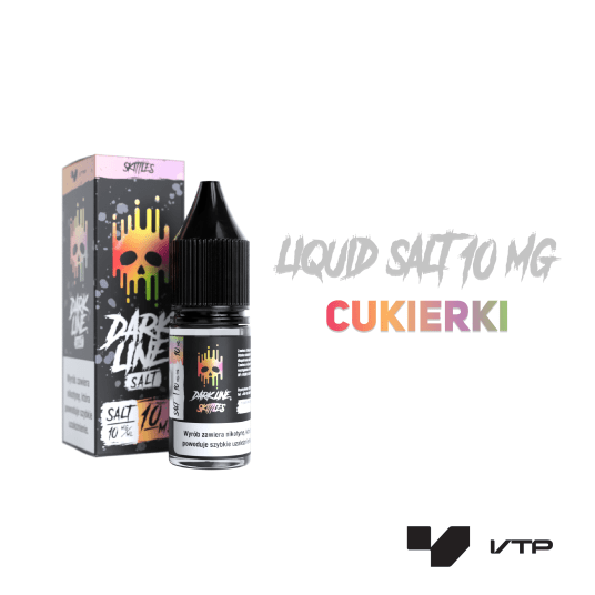 *LIQUID DARK LINE SALT - SKITTLES 10ML 10MG -zdjęcie numer 2