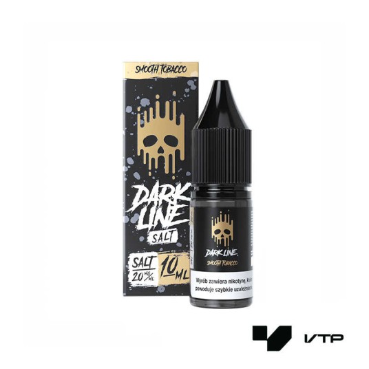 *LIQUID DARK LINE SALT - SMOOTH TOBACCO 10ML 20MG -zdjęcie numer 1