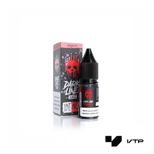 **LIQUID DARK LINE SALT - STRAWBERRY 10ML 20MG -zdjęcie numer 1