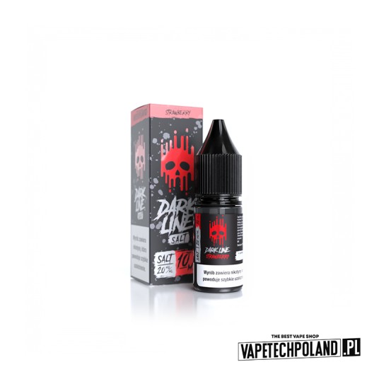 *LIQUID DARK LINE SALT - STRAWBERRY 10ML 20MG -zdjęcie numer 1