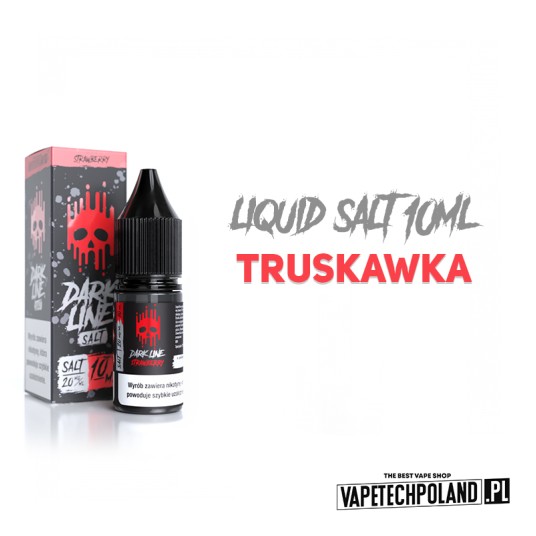 *LIQUID DARK LINE SALT - STRAWBERRY 10ML 20MG -zdjęcie numer 2