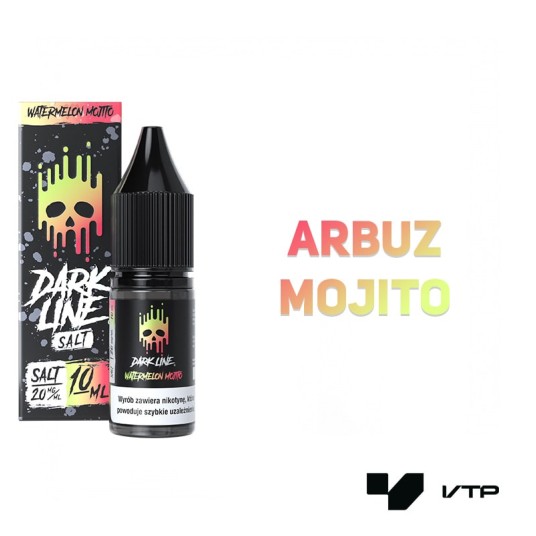 *LIQUID DARK LINE SALT - WATERMEL MOJITO 10ML 20MG -zdjęcie numer 2