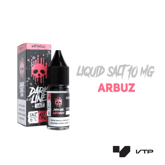*LIQUID DARK LINE SALT - WATERMELON 10ML 10MG -zdjęcie numer 2