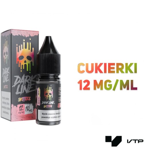 *LIQUID DARK LINE - SKITTLES 10ML 12MG -zdjęcie numer 2