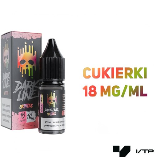 *LIQUID DARK LINE - SKITTLES 10ML 18MG -zdjęcie numer 2