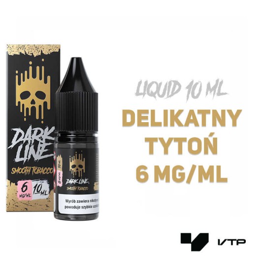 *LIQUID DARK LINE - SMOOTH TOBACCO 10ML 06MG -zdjęcie numer 2