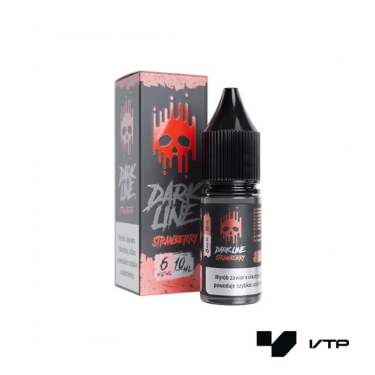 *LIQUID DARK LINE - STRAWBERRY 10ML 06MG -zdjęcie numer 1