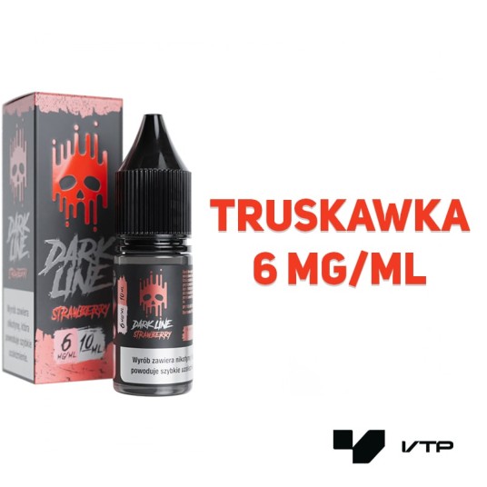 *LIQUID DARK LINE - STRAWBERRY 10ML 06MG -zdjęcie numer 2