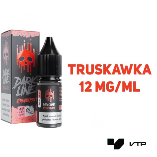 *LIQUID DARK LINE - STRAWBERRY 10ML 12MG -zdjęcie numer 2
