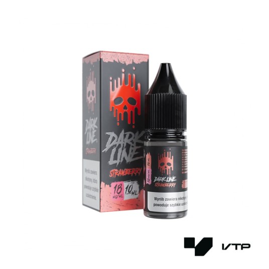 *LIQUID DARK LINE - STRAWBERRY 10ML 18MG -zdjęcie numer 1
