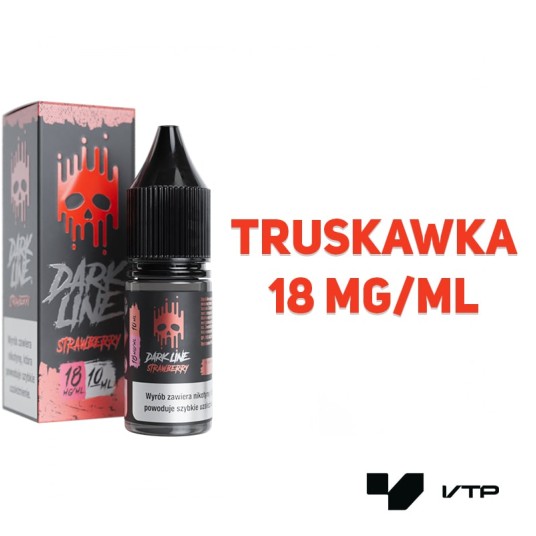 *LIQUID DARK LINE - STRAWBERRY 10ML 18MG -zdjęcie numer 2