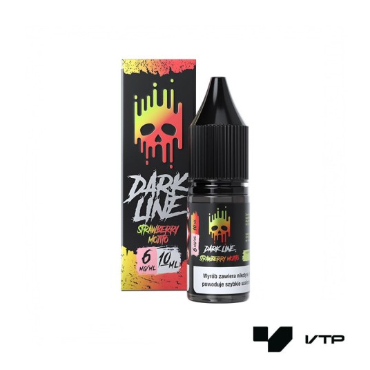 **LIQUID DARK LINE - STRAWBERRY MOJITO 10ML 06MG -zdjęcie numer 1