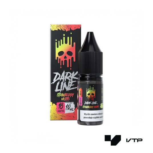 **LIQUID DARK LINE - STRAWBERRY MOJITO 10ML 18MG -zdjęcie numer 1