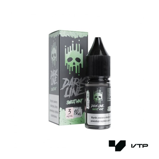 *LIQUID DARK LINE - SWEET MINT 10ML 03MG -zdjęcie numer 1