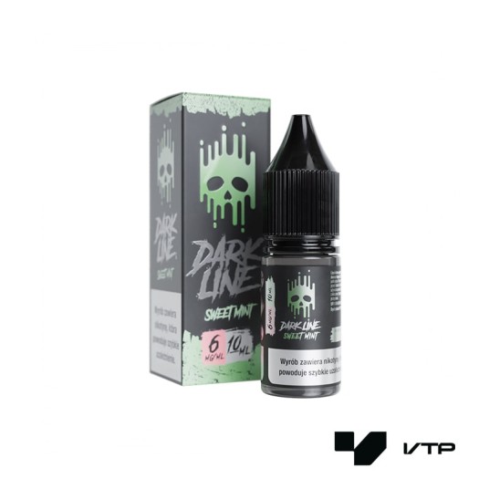 *LIQUID DARK LINE - SWEET MINT 10ML 06MG -zdjęcie numer 1