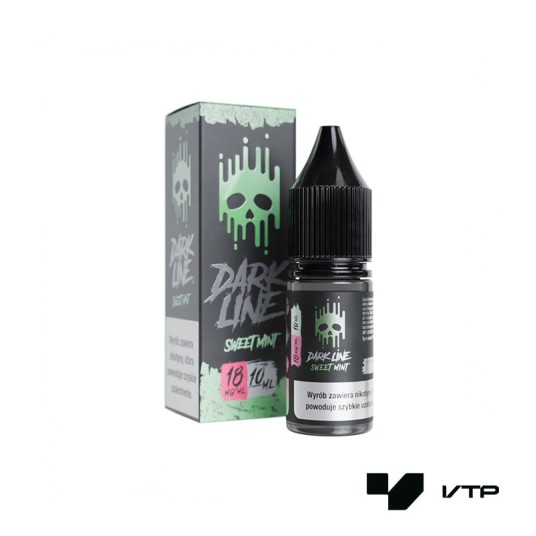 *LIQUID DARK LINE - SWEET MINT 10ML 18MG -zdjęcie numer 1