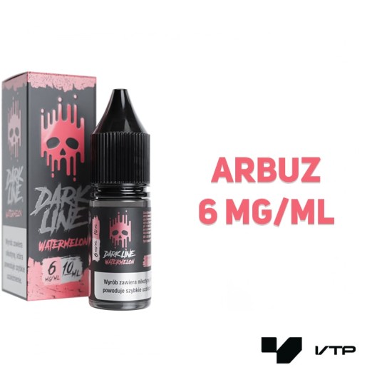 *LIQUID DARK LINE - WATERMELON 10ML 06MG -zdjęcie numer 2