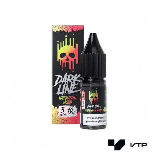*LIQUID DARK LINE - WATERMELON MOJITO 10ML 03MG -zdjęcie numer 1