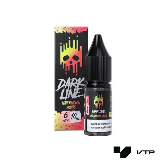 *LIQUID DARK LINE - WATERMELON MOJITO 10ML 06MG -zdjęcie numer 1