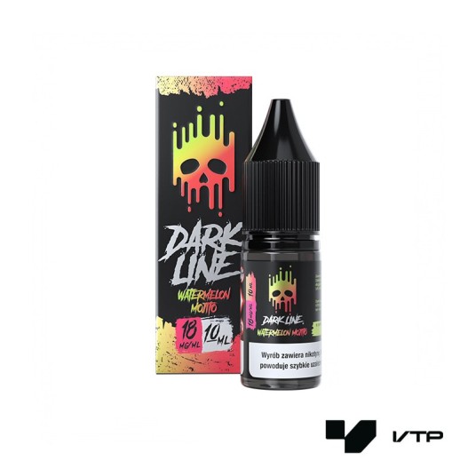 *LIQUID DARK LINE - WATERMELON MOJITO 10ML 18MG -zdjęcie numer 1