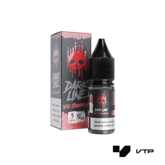 *LIQUID DARK LINE - WILD STRAWBERRY 10ML 03MG -zdjęcie numer 1