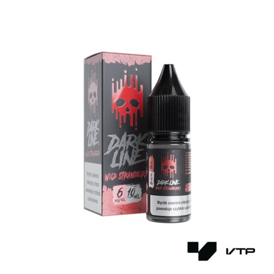 *LIQUID DARK LINE - WILD STRAWBERRY 10ML 06MG -zdjęcie numer 1