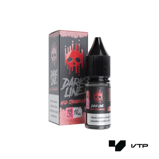 *LIQUID DARK LINE - WILD STRAWBERRY 10ML 18MG -zdjęcie numer 1