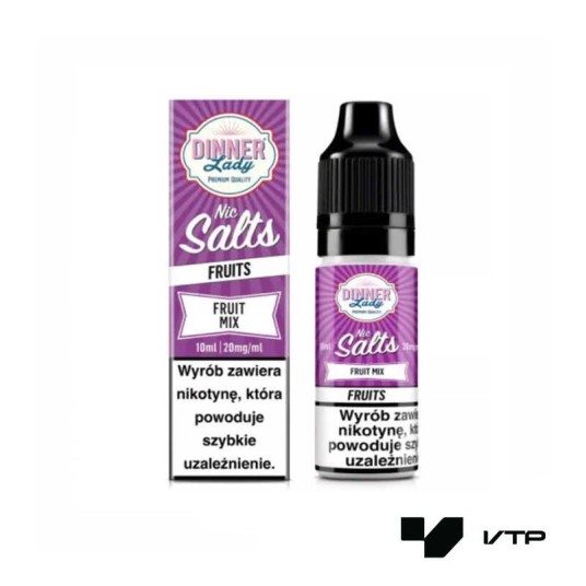 *LIQUID DINNER LADY SALT - FRUIT MIX 10ML 20MG -zdjęcie numer 1