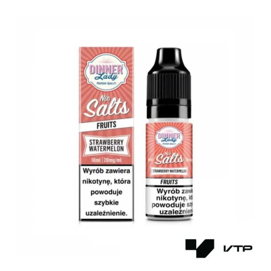 *LIQUID DINNER LADY SALT - STRAWB WATERM 10ML 20MG -zdjęcie numer 1
