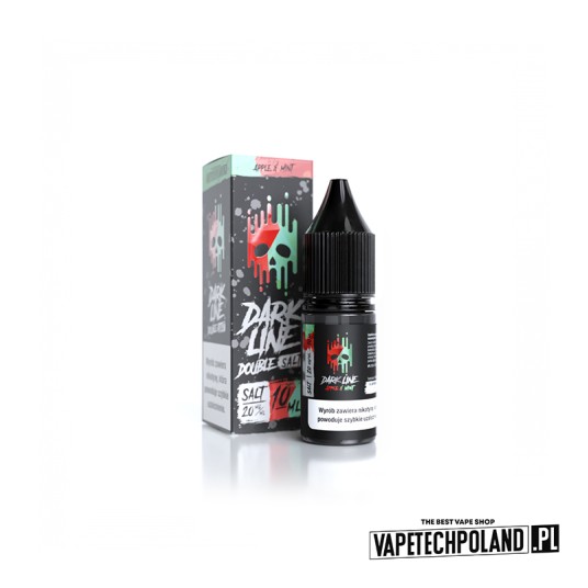 *LIQUID DOUBLE DL SALT - APPLE X MINT 10ML 20MG -zdjęcie numer 1