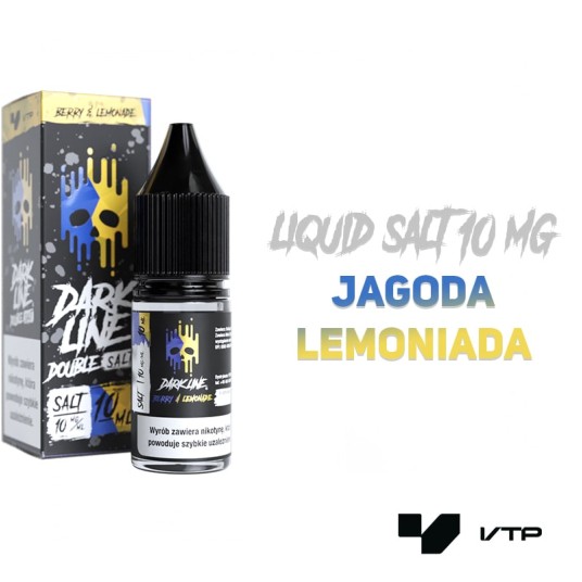 *LIQUID DOUBLE DL SALT - BERRY X LEMONADE 10ML 10M -zdjęcie numer 2
