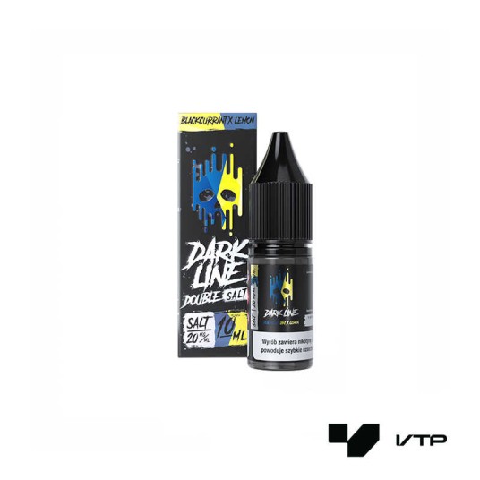 **LIQUID DOUBLE DL SALT - BLACKCURRANT LEMON 20MG -zdjęcie numer 1