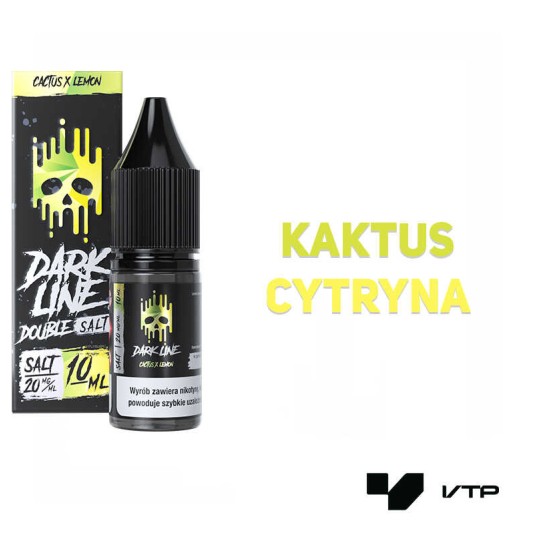 *LIQUID DOUBLE DL SALT - CACTUS X LEMON 10ML 20MG -zdjęcie numer 2