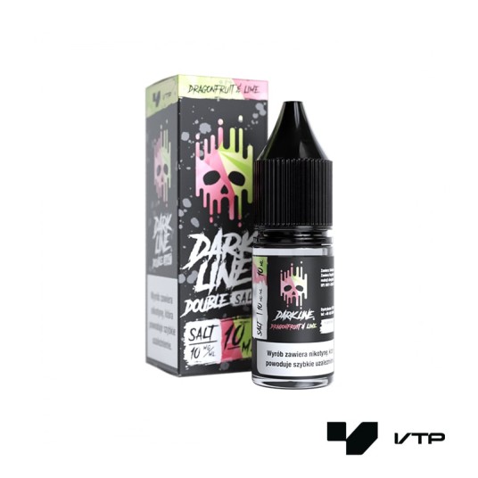 *LIQUID DOUBLE DL SALT - DRAGONFRU X LIME 10ML 10M -zdjęcie numer 1
